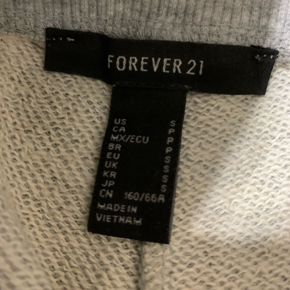 Forever 21 Gray Sweatpants Size Small - Picture 3 of 5